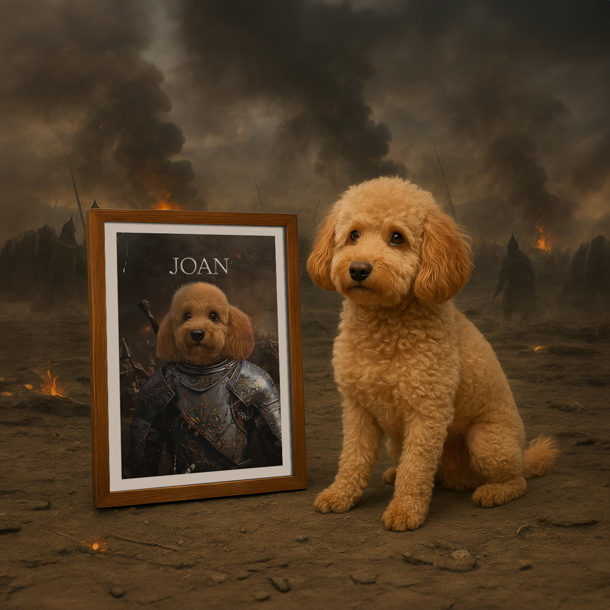 Joan of Arc - Custom Pet Portrait
