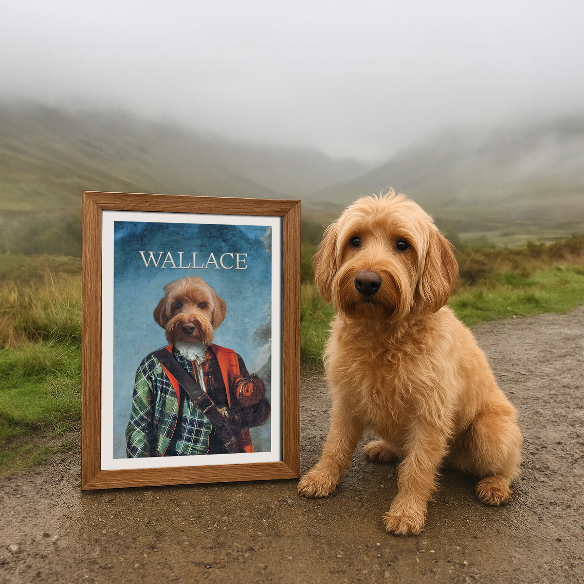 Scottish Gent - Custom Vintage Pet Portrait