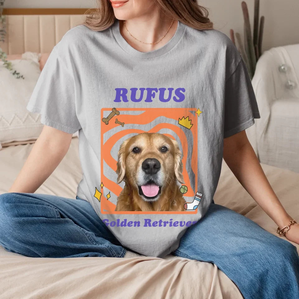 Personalized Pop Art Pet Photo T-Shirt