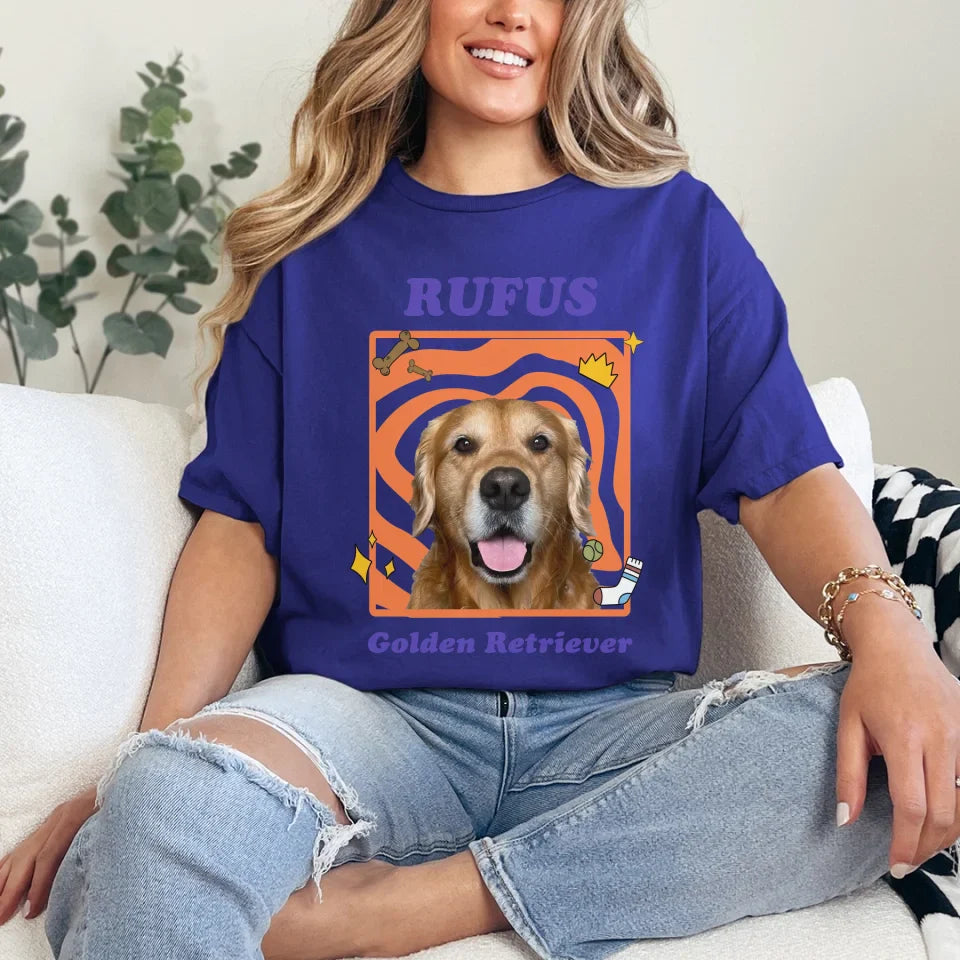 Personalized Pop Art Pet Photo T-Shirt