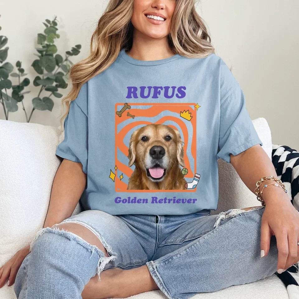 Personalized Pop Art Pet Photo T-Shirt