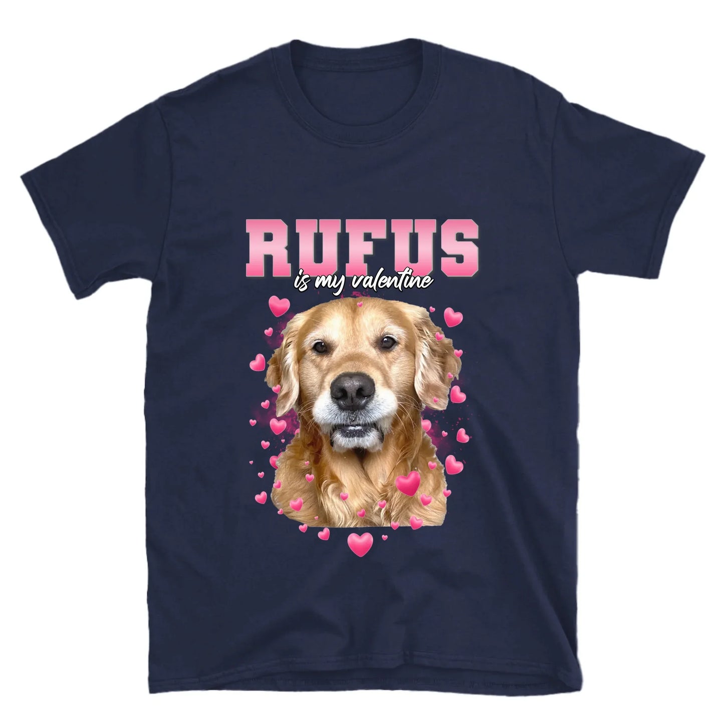 Personalized Valentines Custom Pet Photo T-Shirt