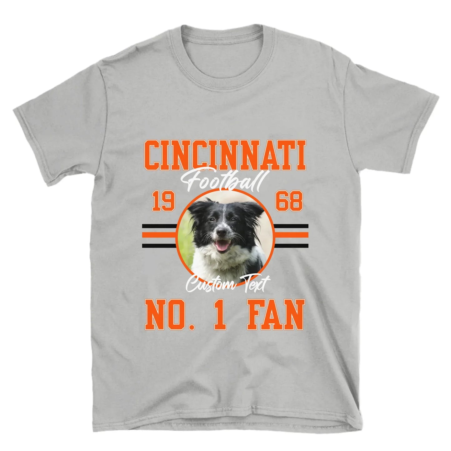 Personalized American Football Photo Upload T-Shirt