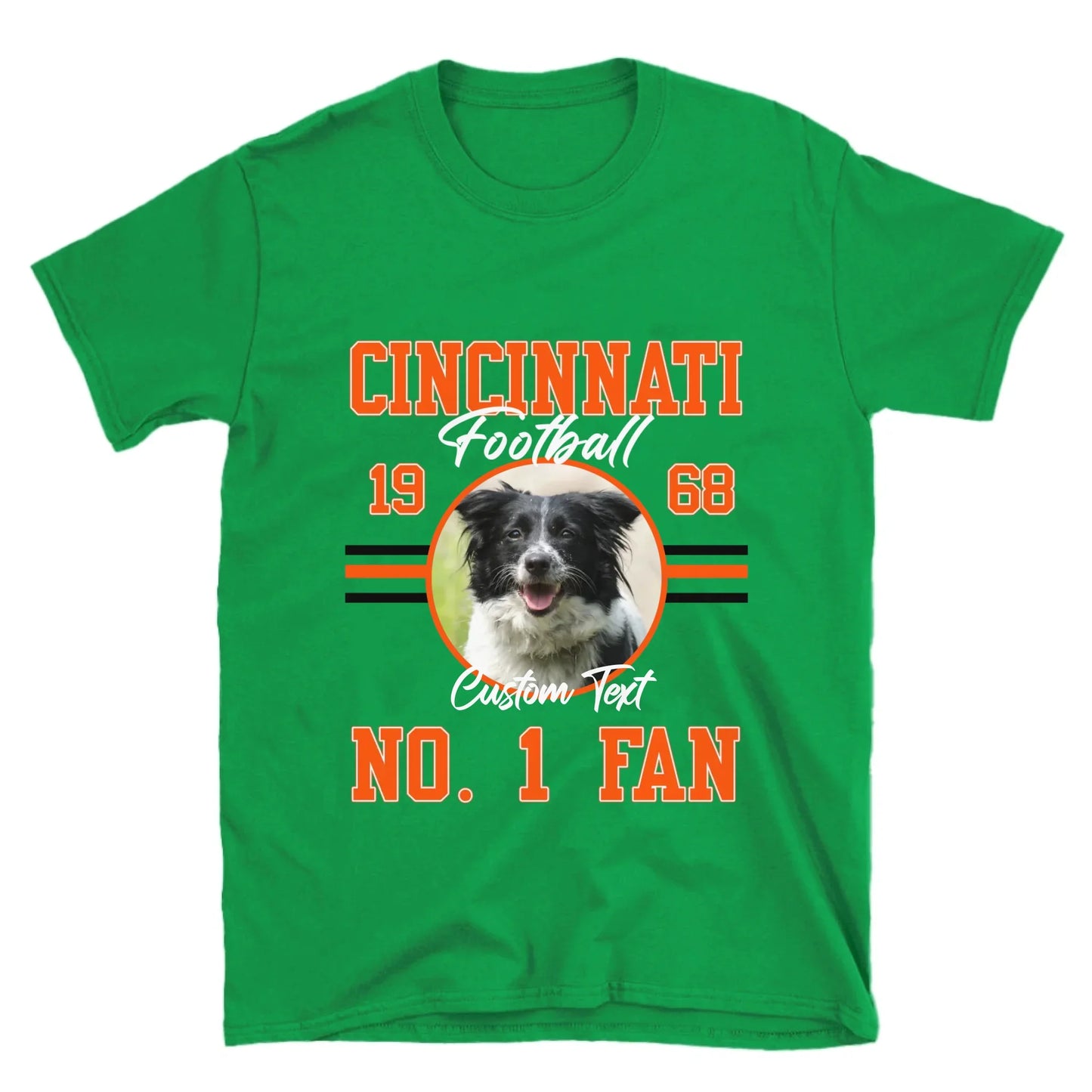 Personalized American Football Photo Upload T-Shirt