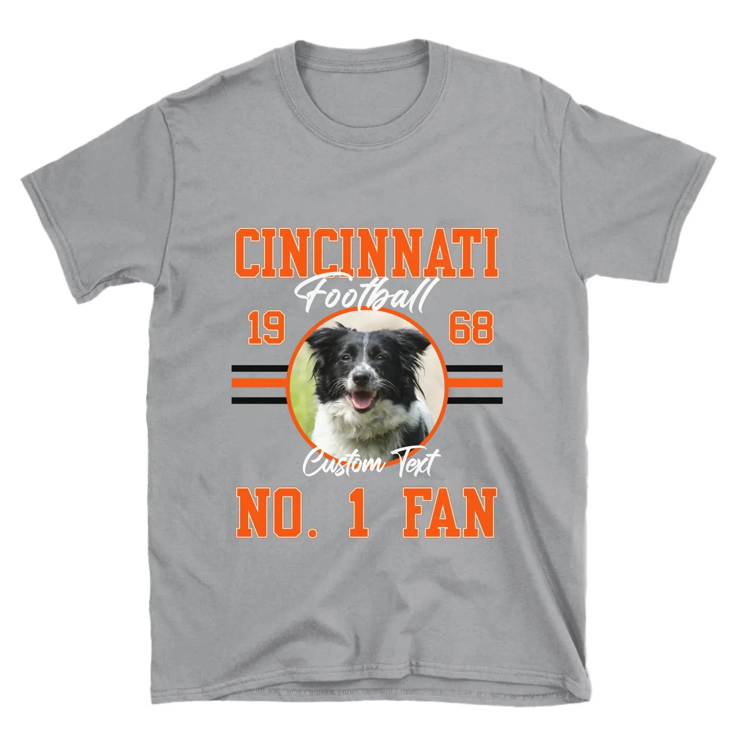 Personalized American Football Photo Upload T-Shirt