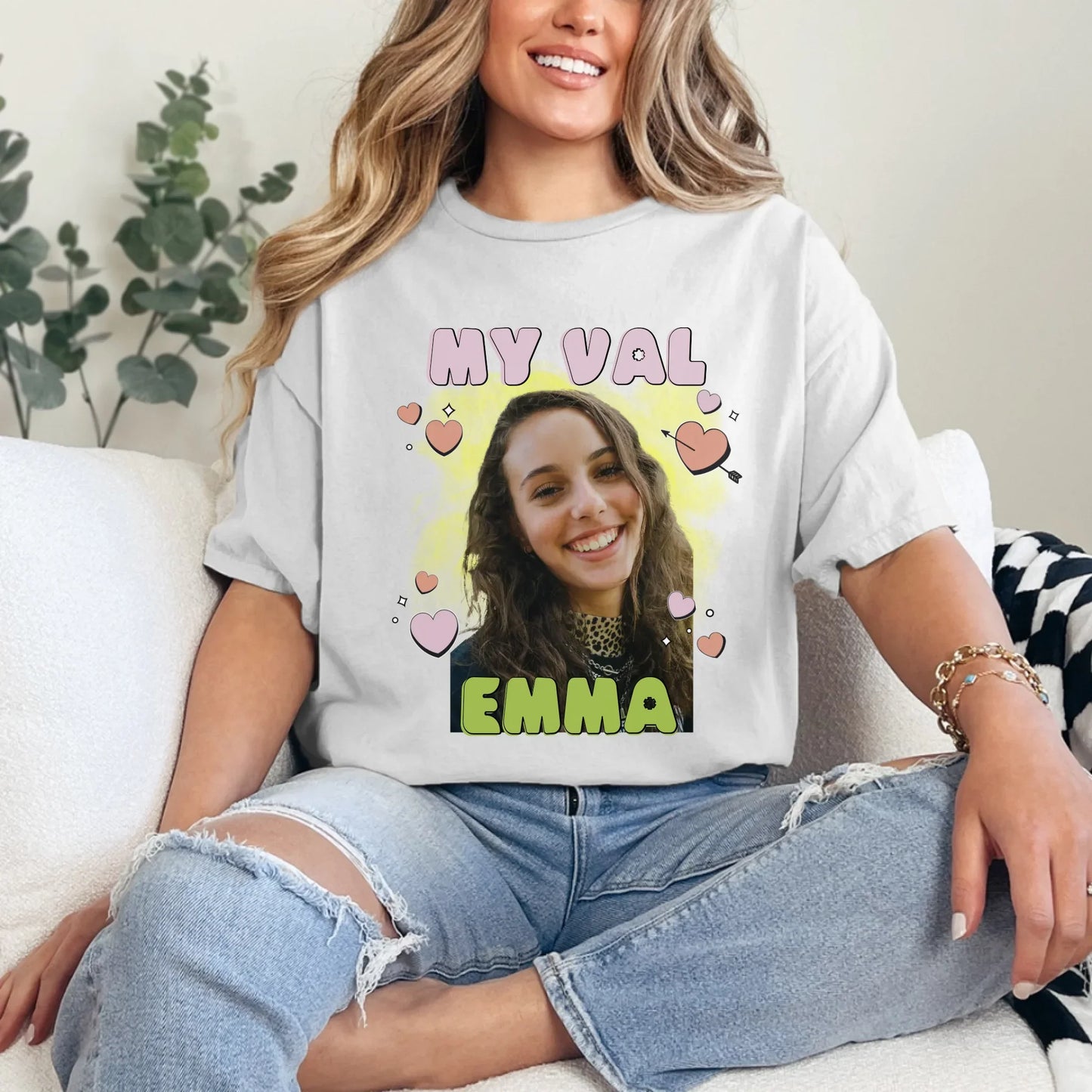 Custom Valentines Photo T-Shirt