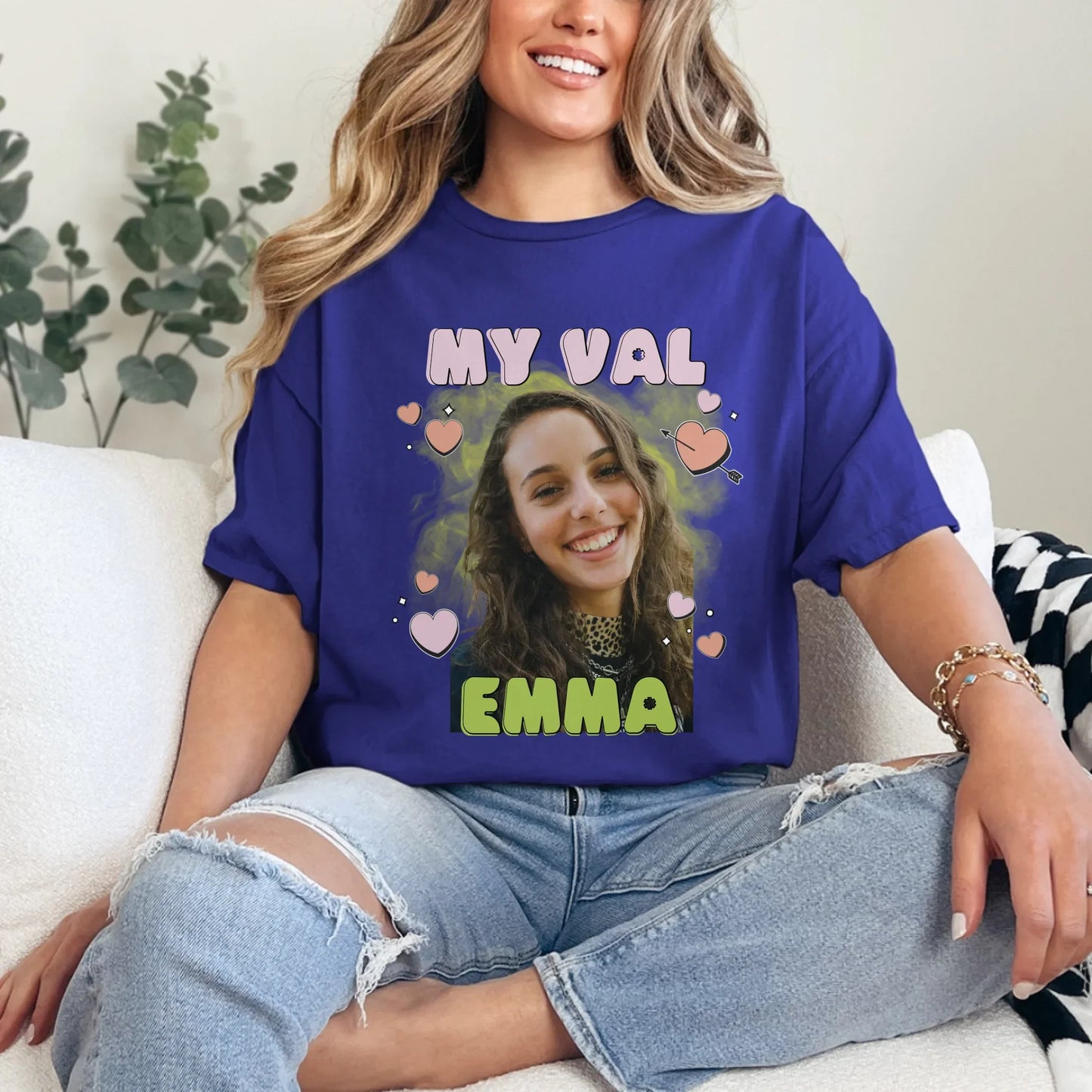 Custom Valentines Photo T-Shirt