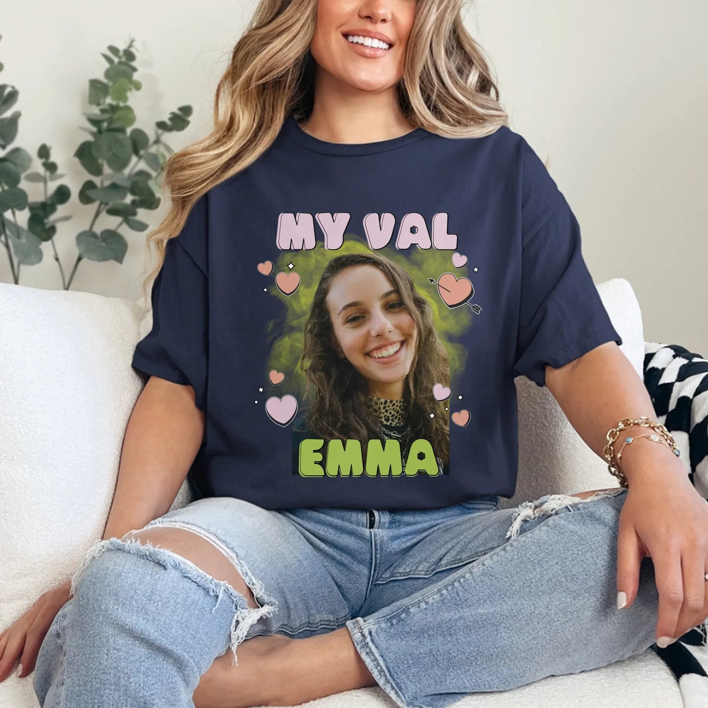 Custom Valentines Photo T-Shirt