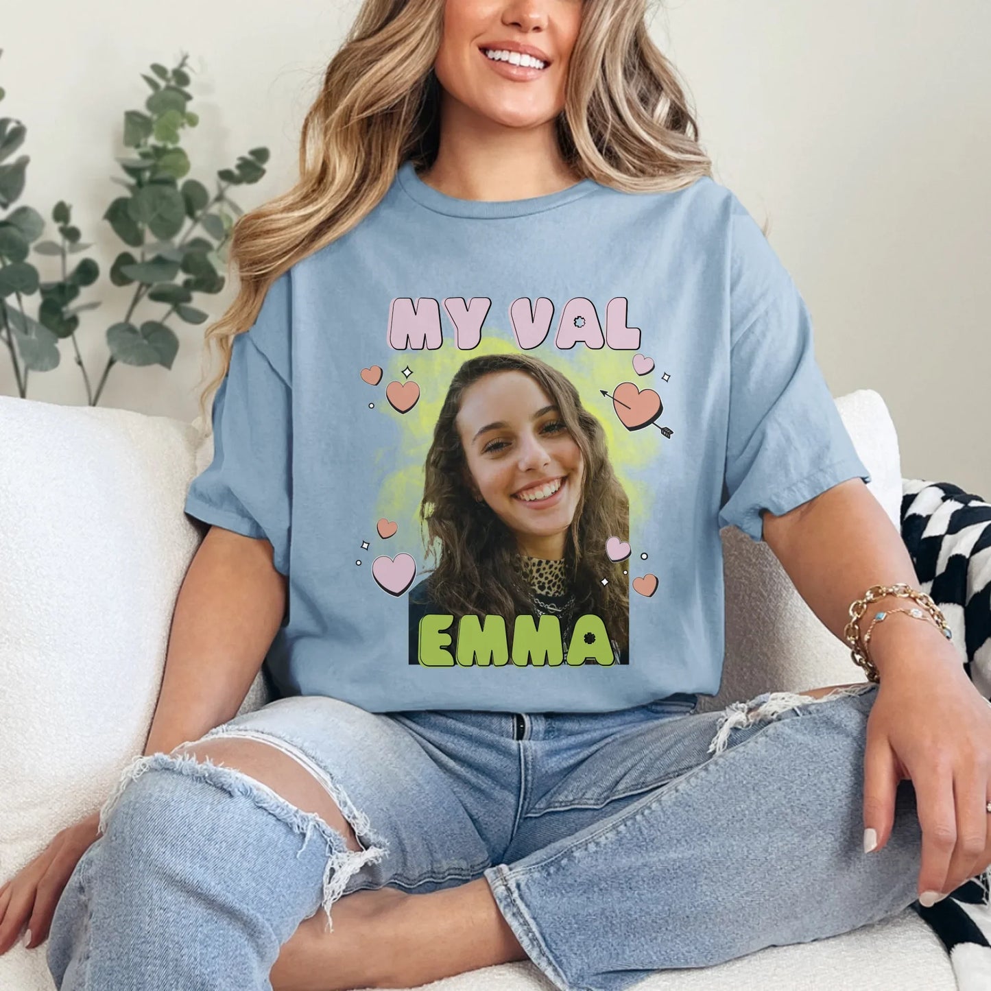 Custom Valentines Photo T-Shirt