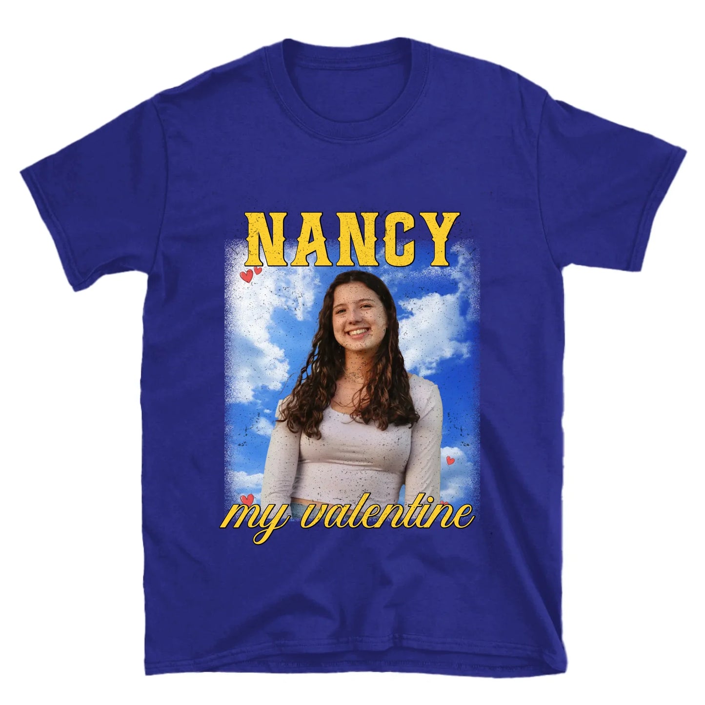 Personalized Valentines Photo Upload T-Shirt