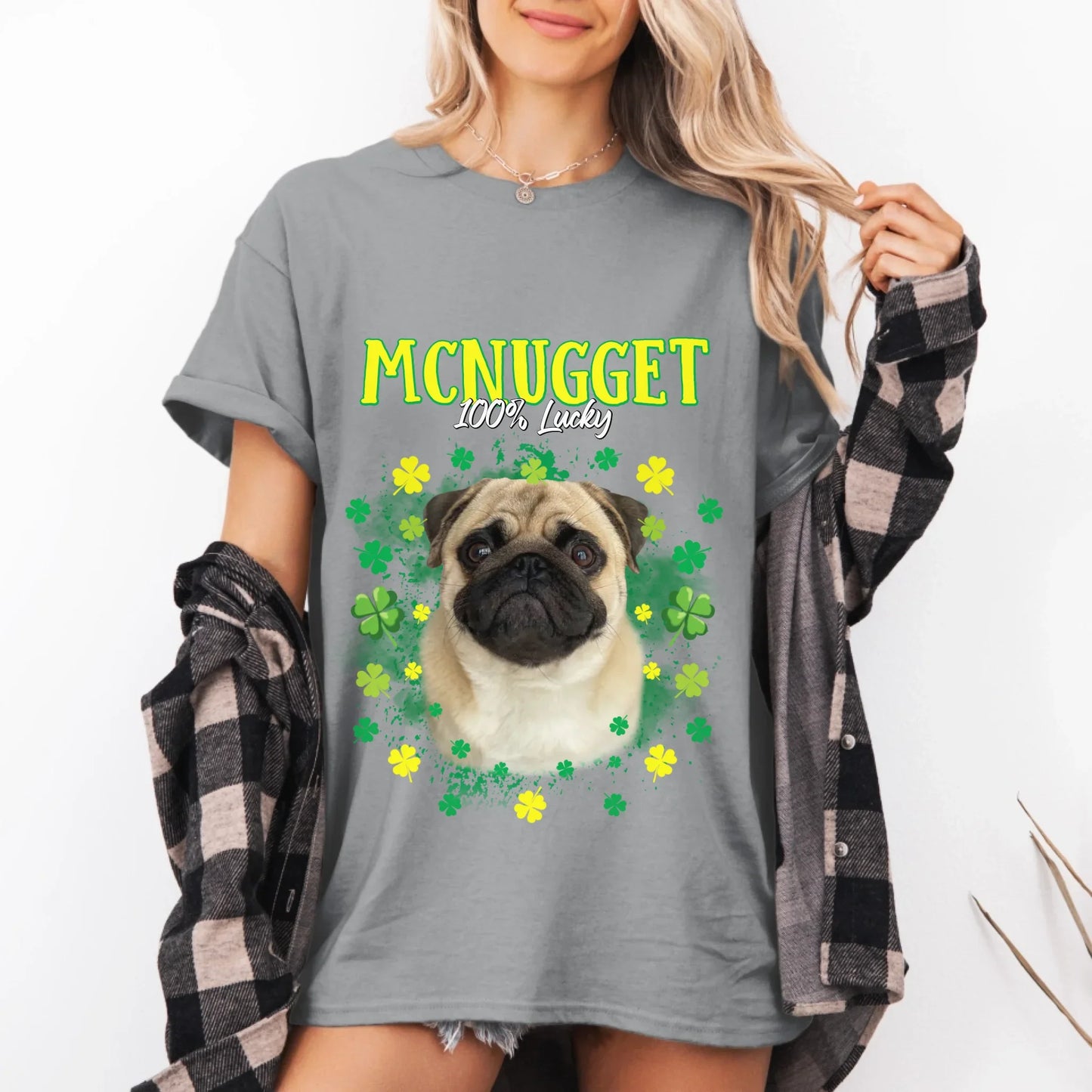 Personalized St. Patrick's Day Clover T-Shirt