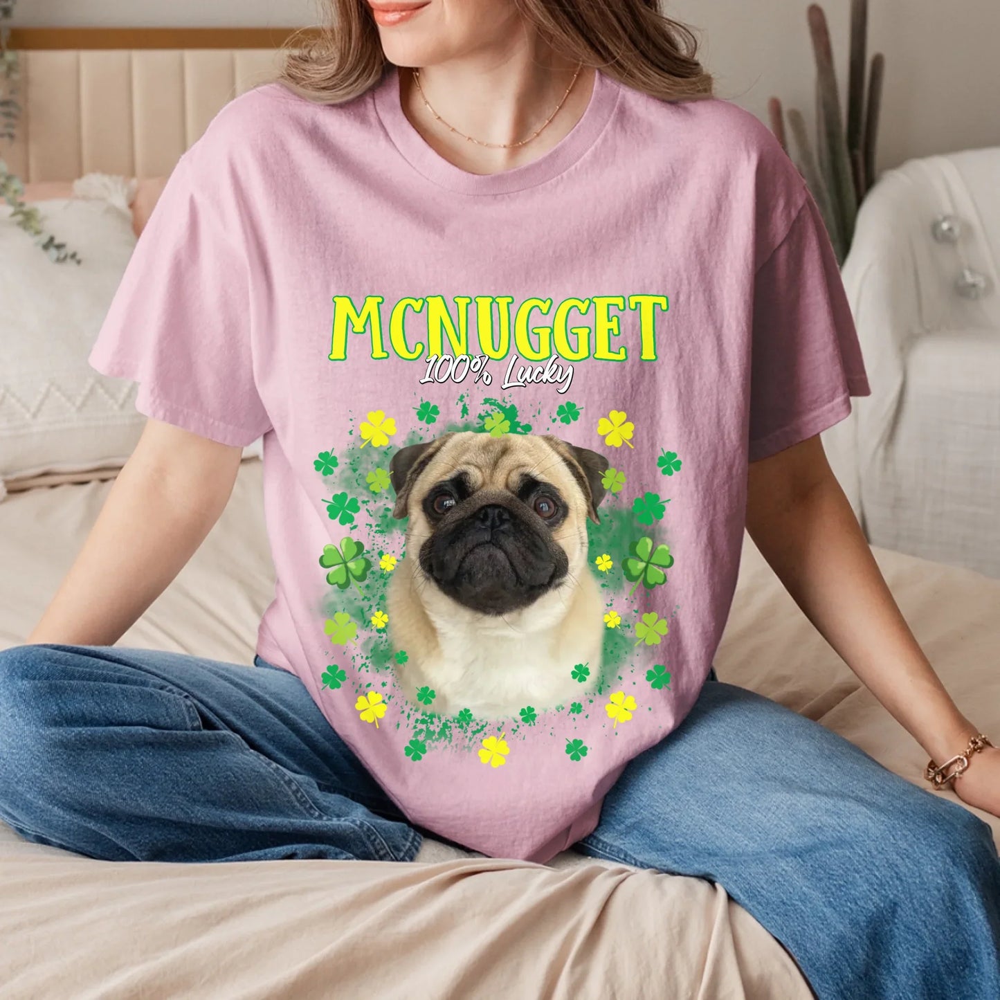 Personalized St. Patrick's Day Clover T-Shirt