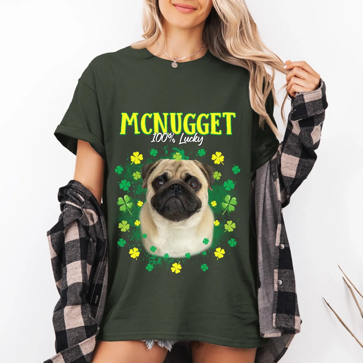 Personalized St. Patrick's Day Clover T-Shirt