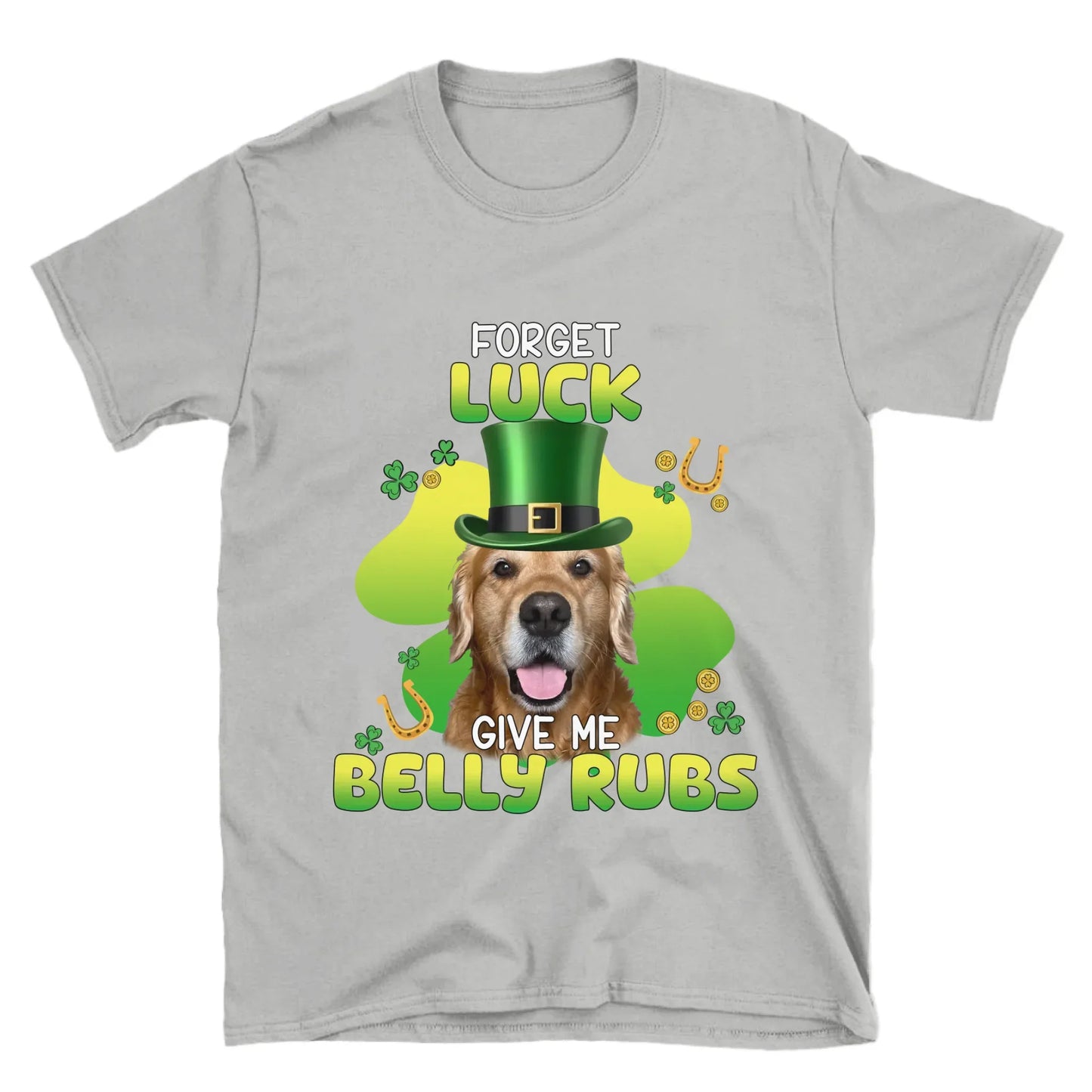 Personalized Leprechaun Pet Photo T-Shirt