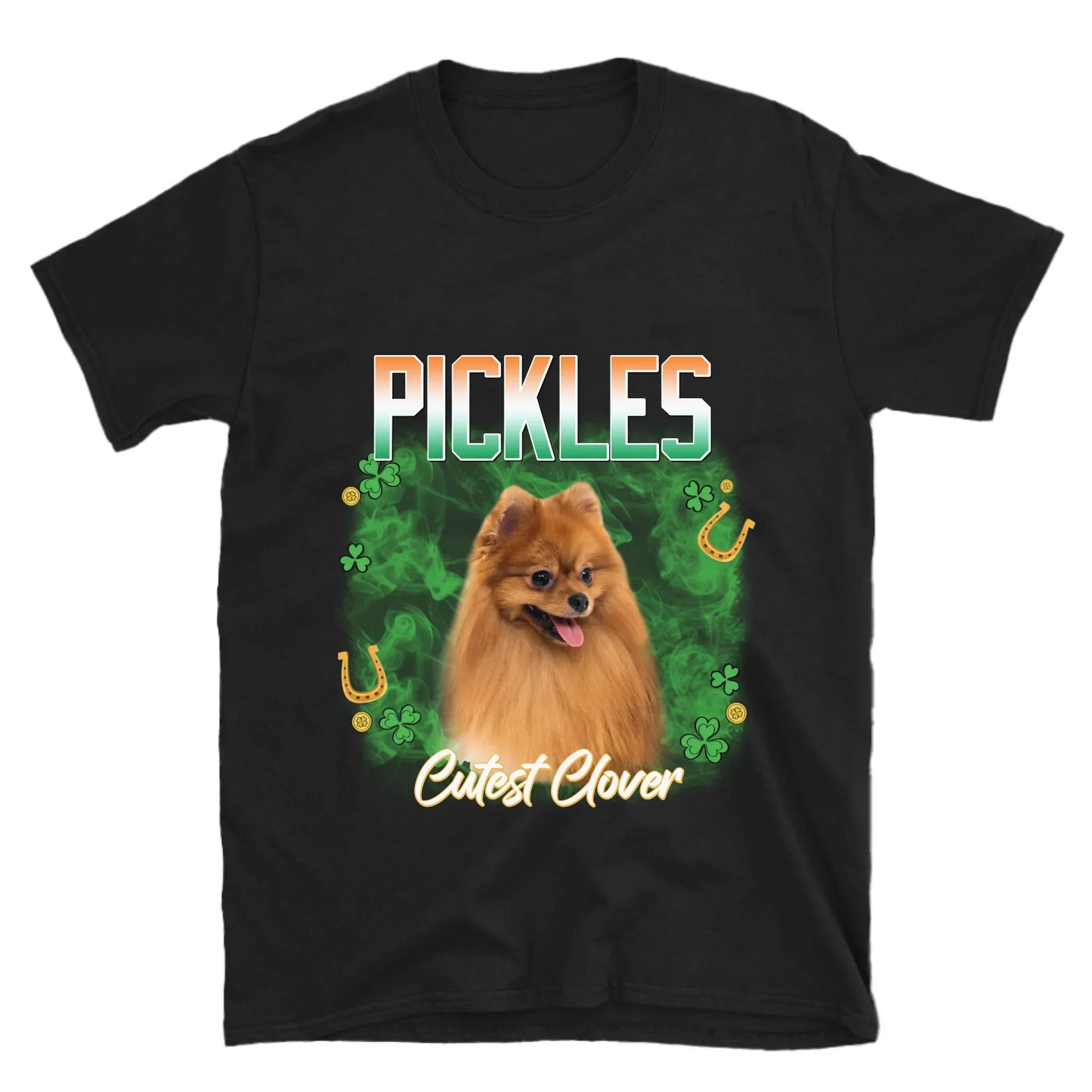 Personalized St. Patrick's Day Pet Photo T-Shirt