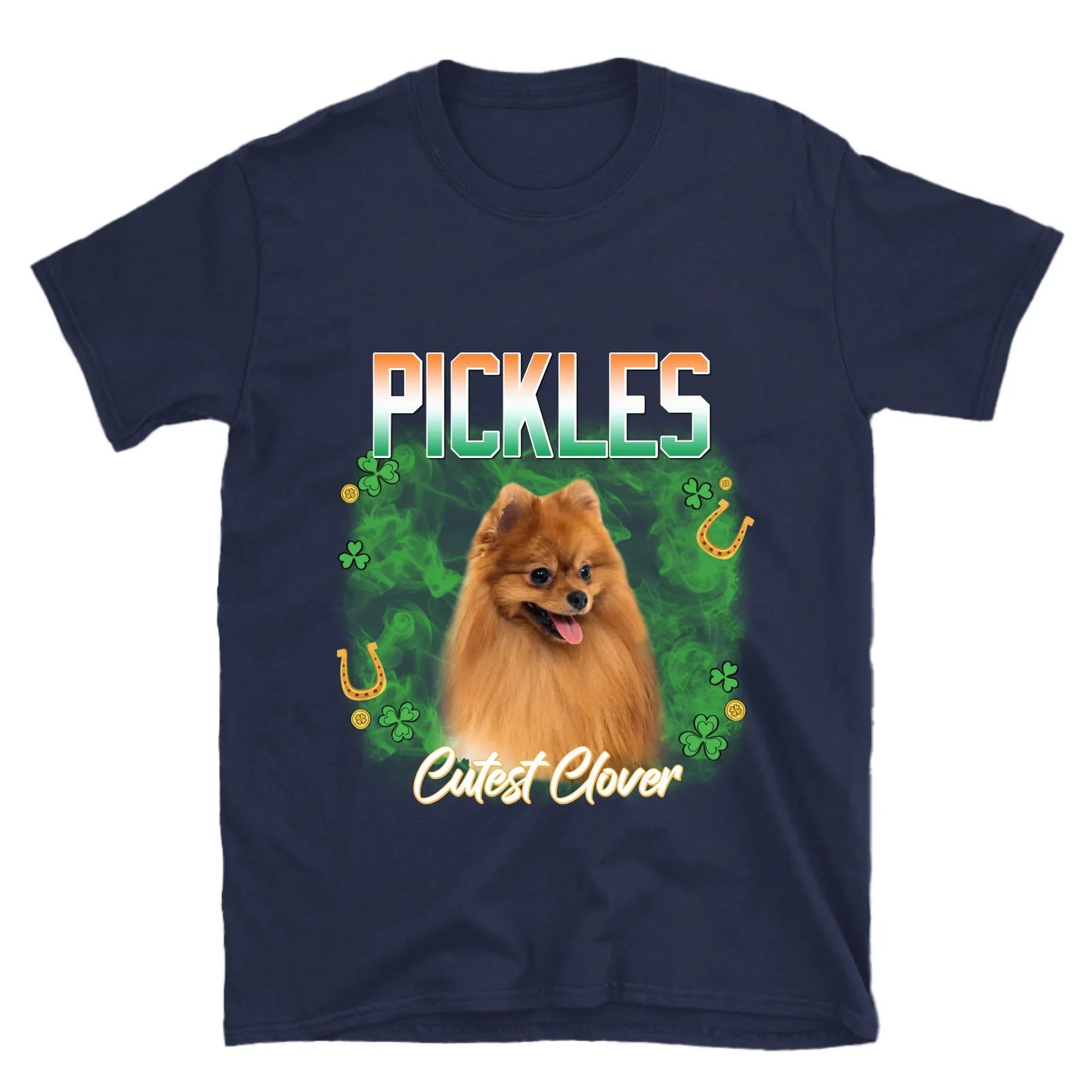 Personalized St. Patrick's Day Pet Photo T-Shirt