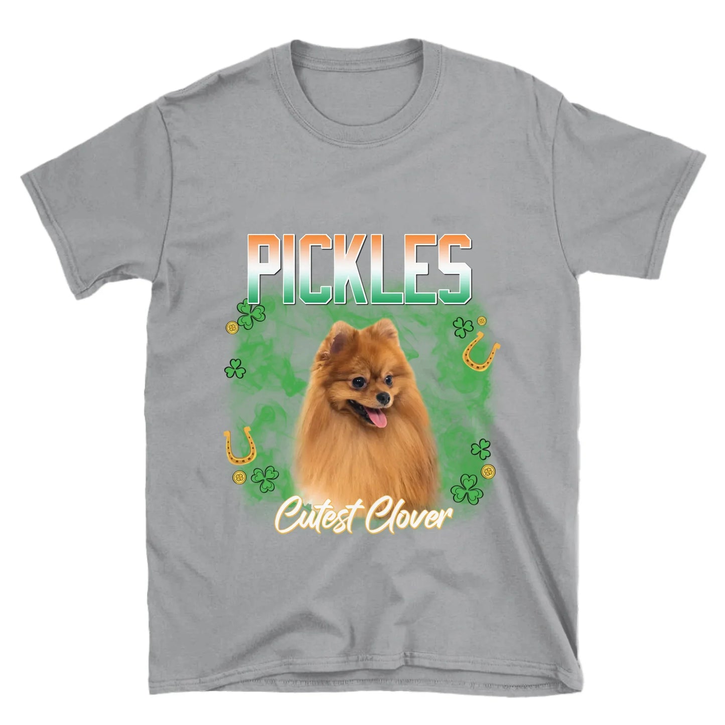 Personalized St. Patrick's Day Pet Photo T-Shirt