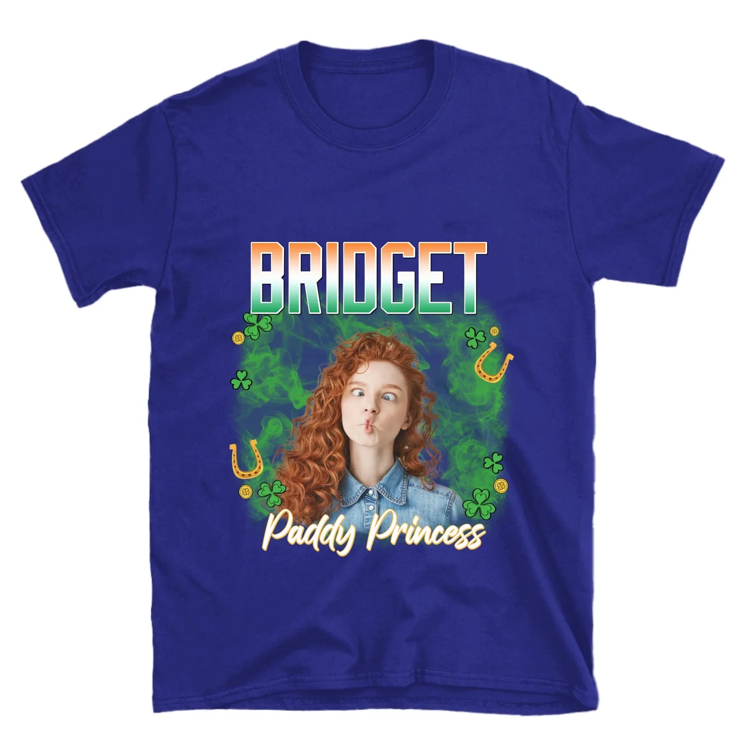 Personalized St. Patrick's Day Human Photo T-Shirt