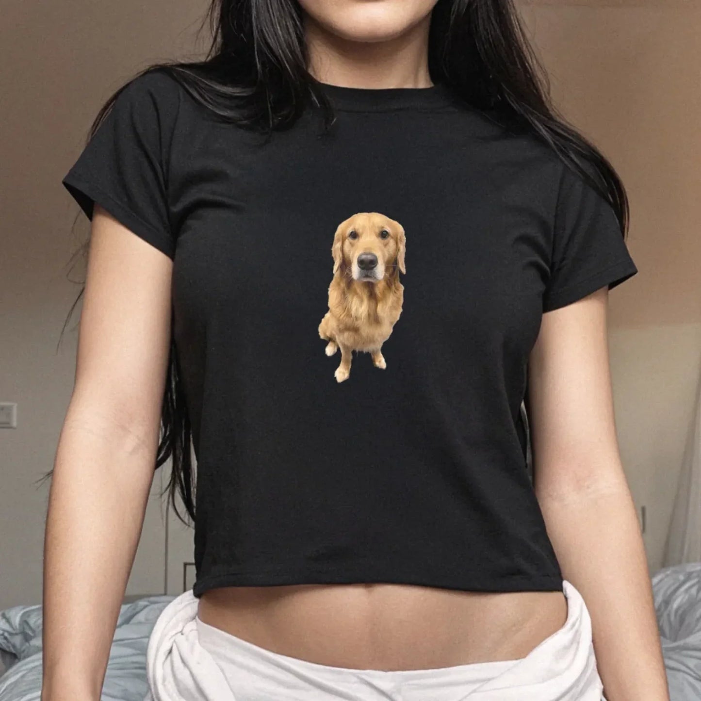Personalized Custom Pet Photo Baby Tee