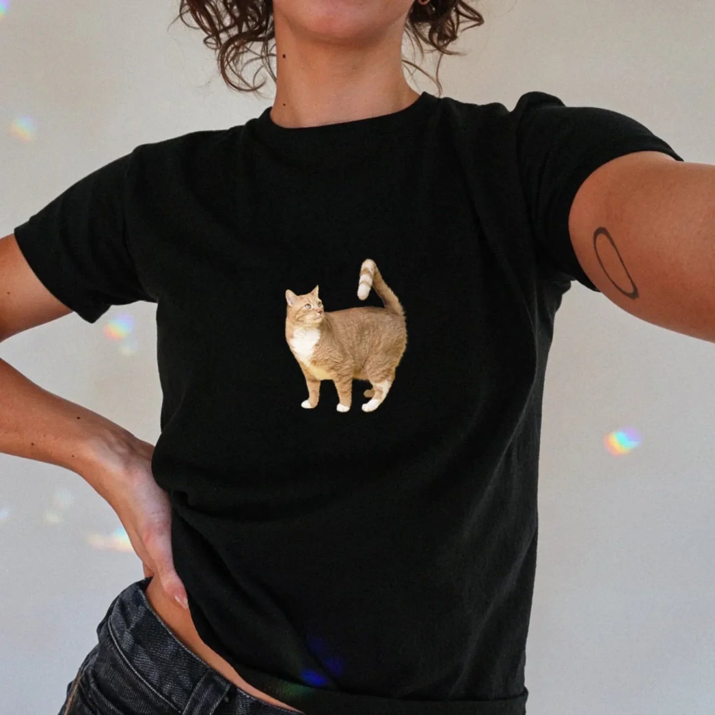 Personalized Custom Pet Photo Baby Tee