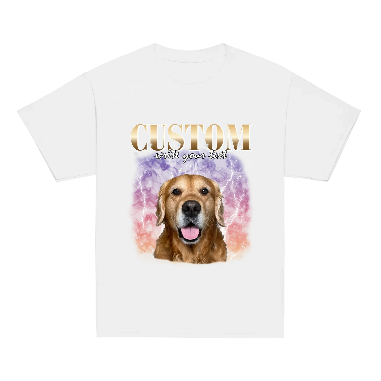 Custom Vintage Style Pet T-Shirt