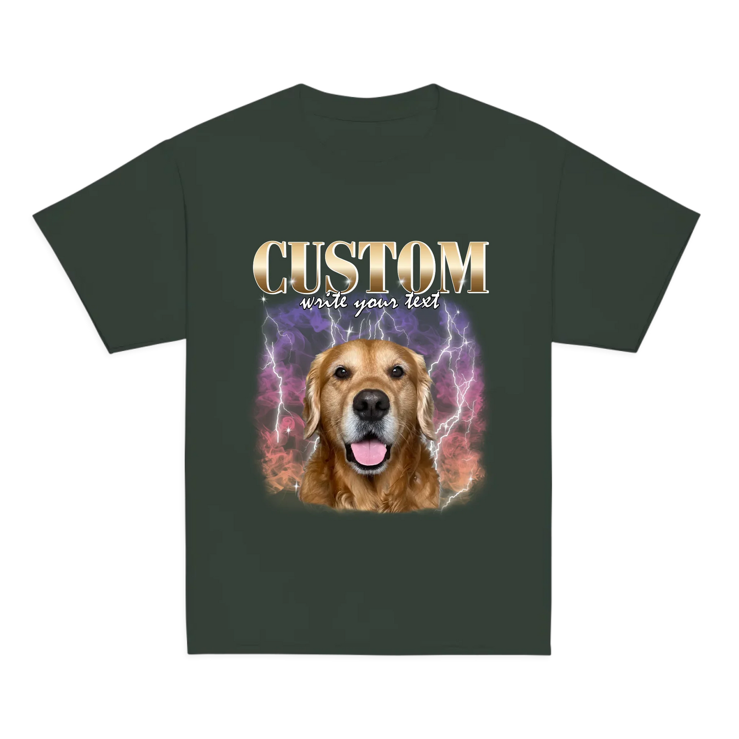 Custom Vintage Style Pet T-Shirt