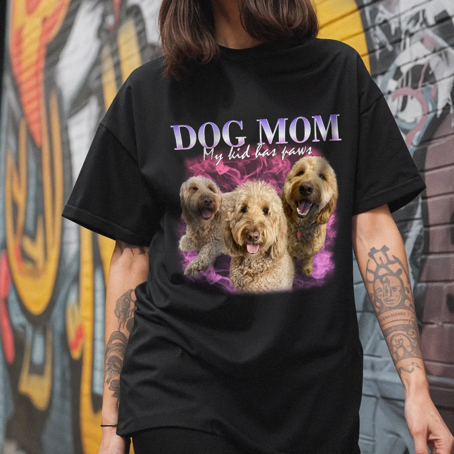 Custom Vintage Style Pet T-Shirt