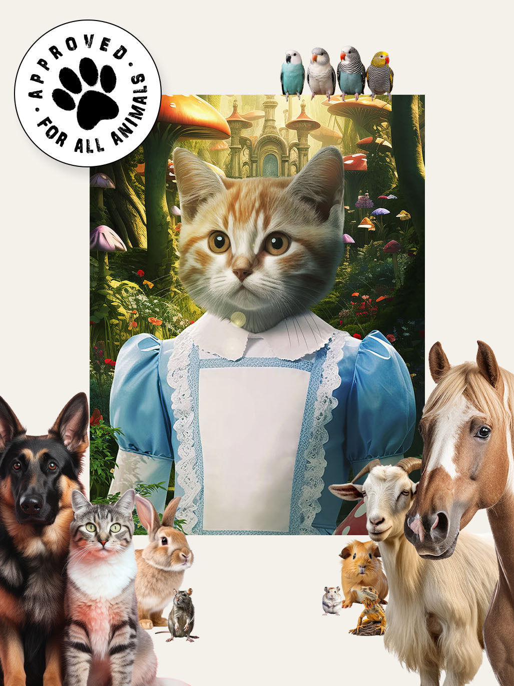 Alice - Custom Pet Cushion