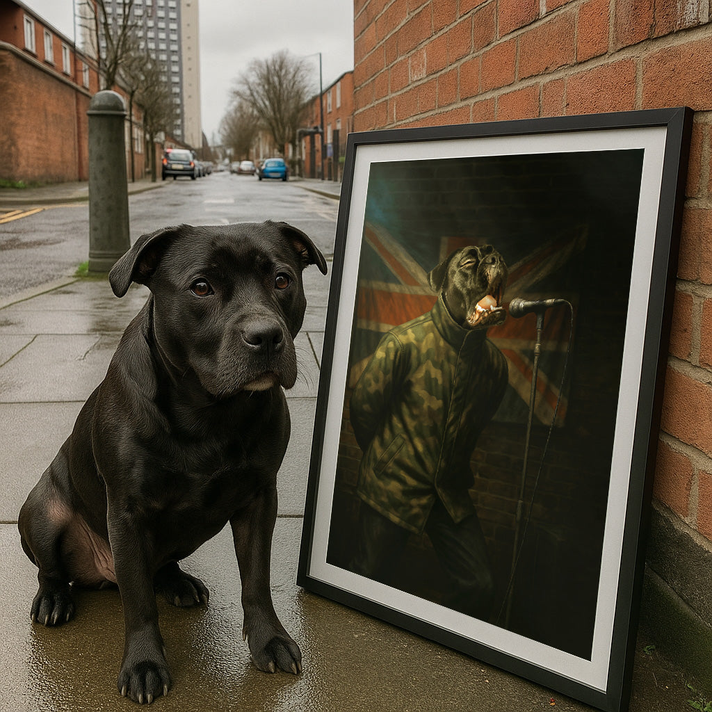 Britpop Superstar - Custom Pet Portrait