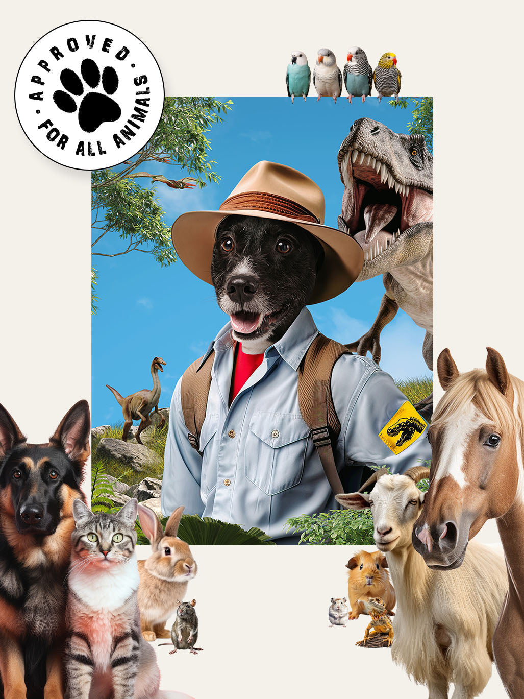 Dinosaur Trainer – Custom Pet Canvas