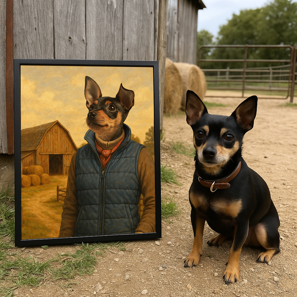 The Farm Hand - Custom Pet Portrait