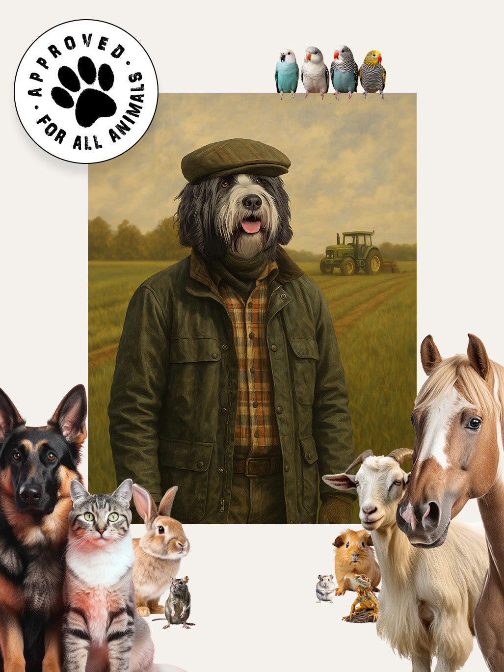 The Farmer - Custom Pet Blanket