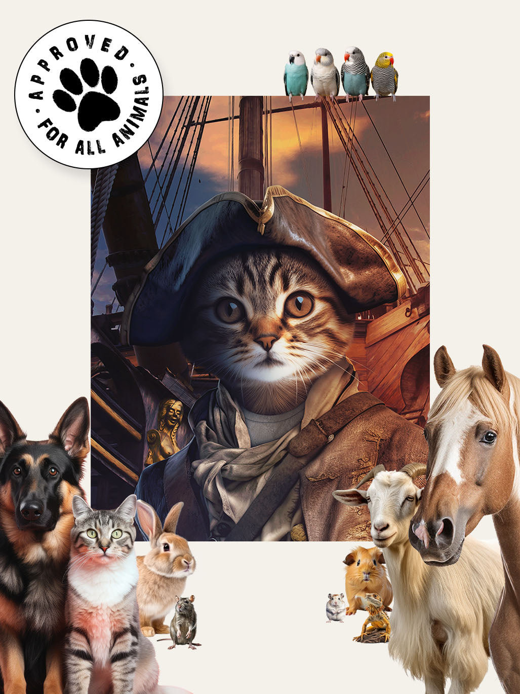 Long John Silver - Custom Pet Cushion