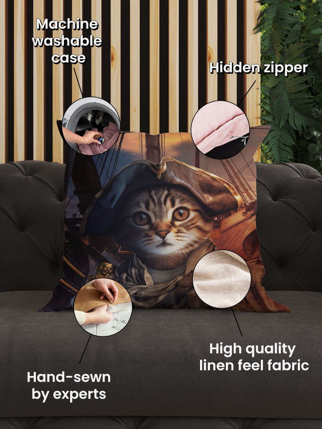 Long John Silver - Custom Pet Cushion