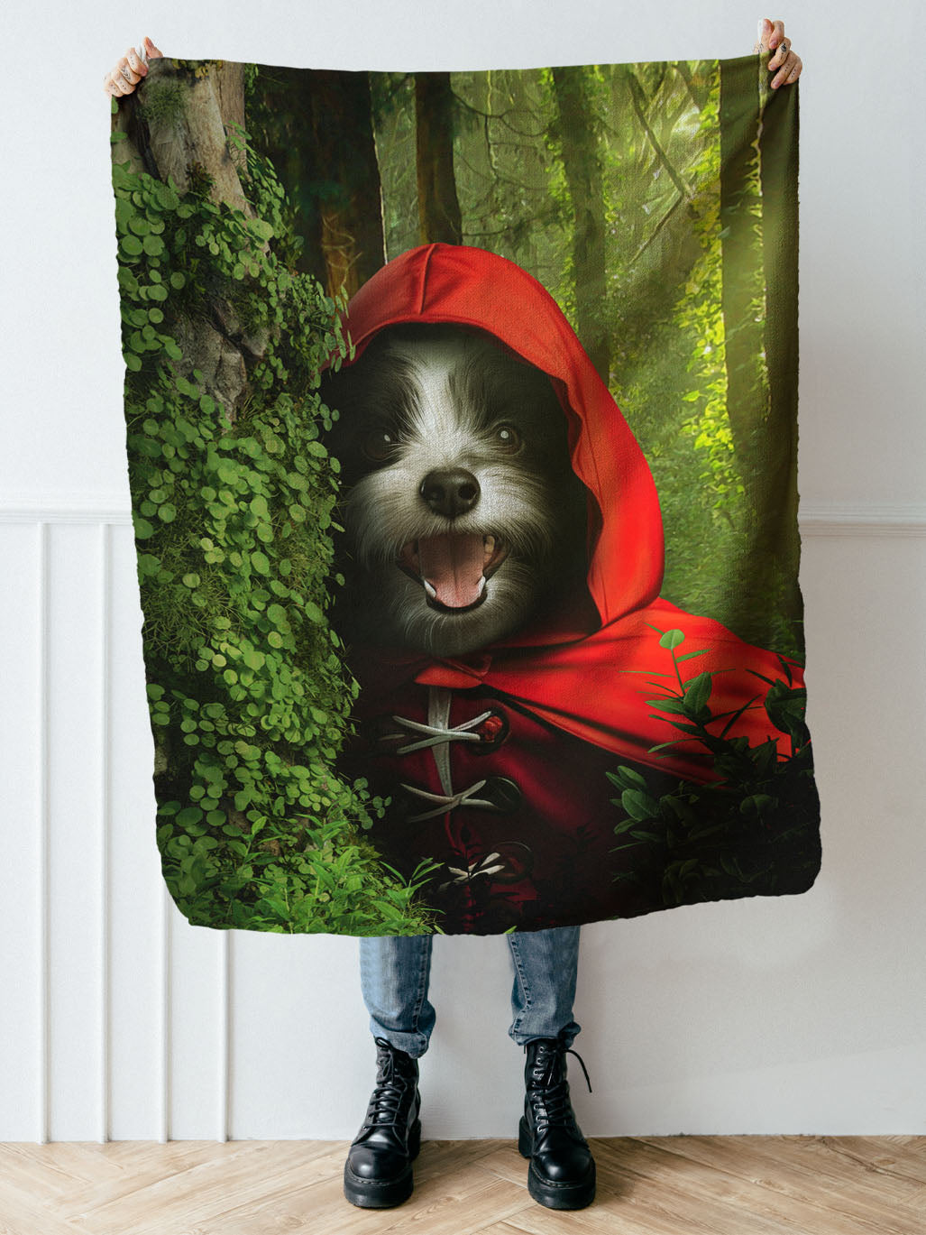 Red Riding Hood - Custom Pet Blanket