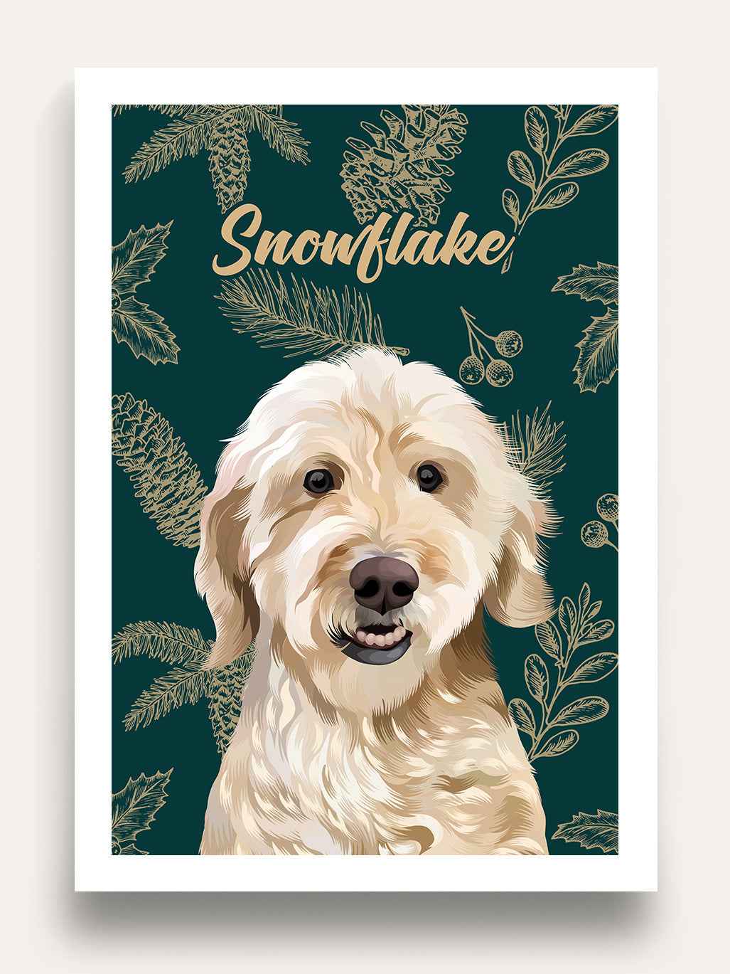 Winter - Custom Pet Portrait