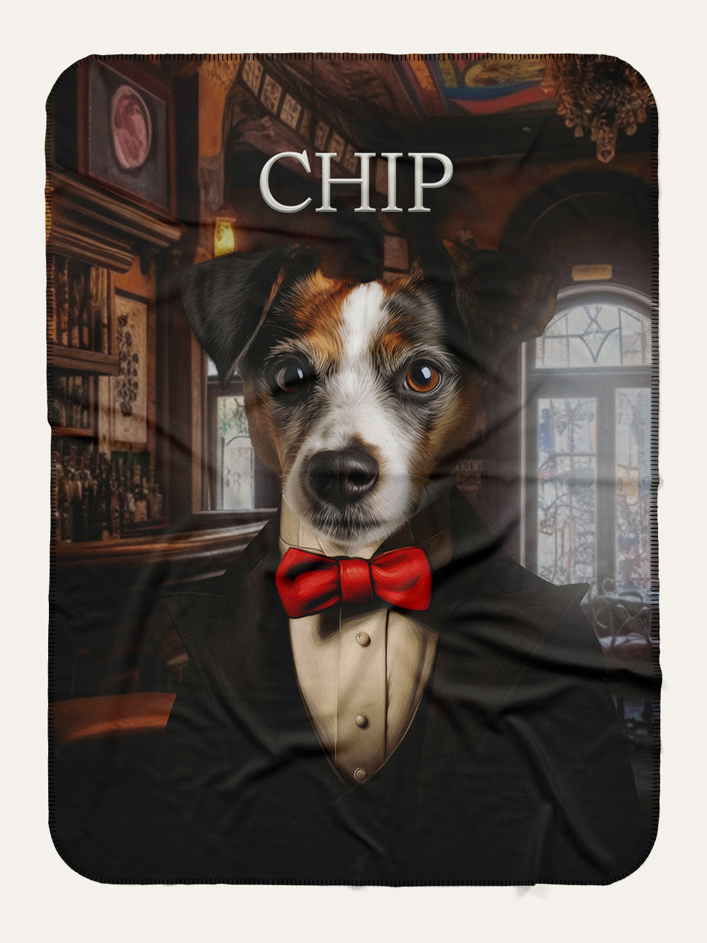 The Fancy Gent - Custom Pet Blanket