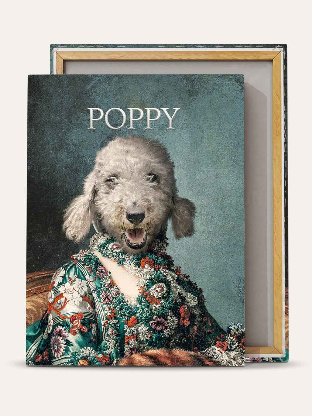 The Flower Lady - Custom Pet Canvas