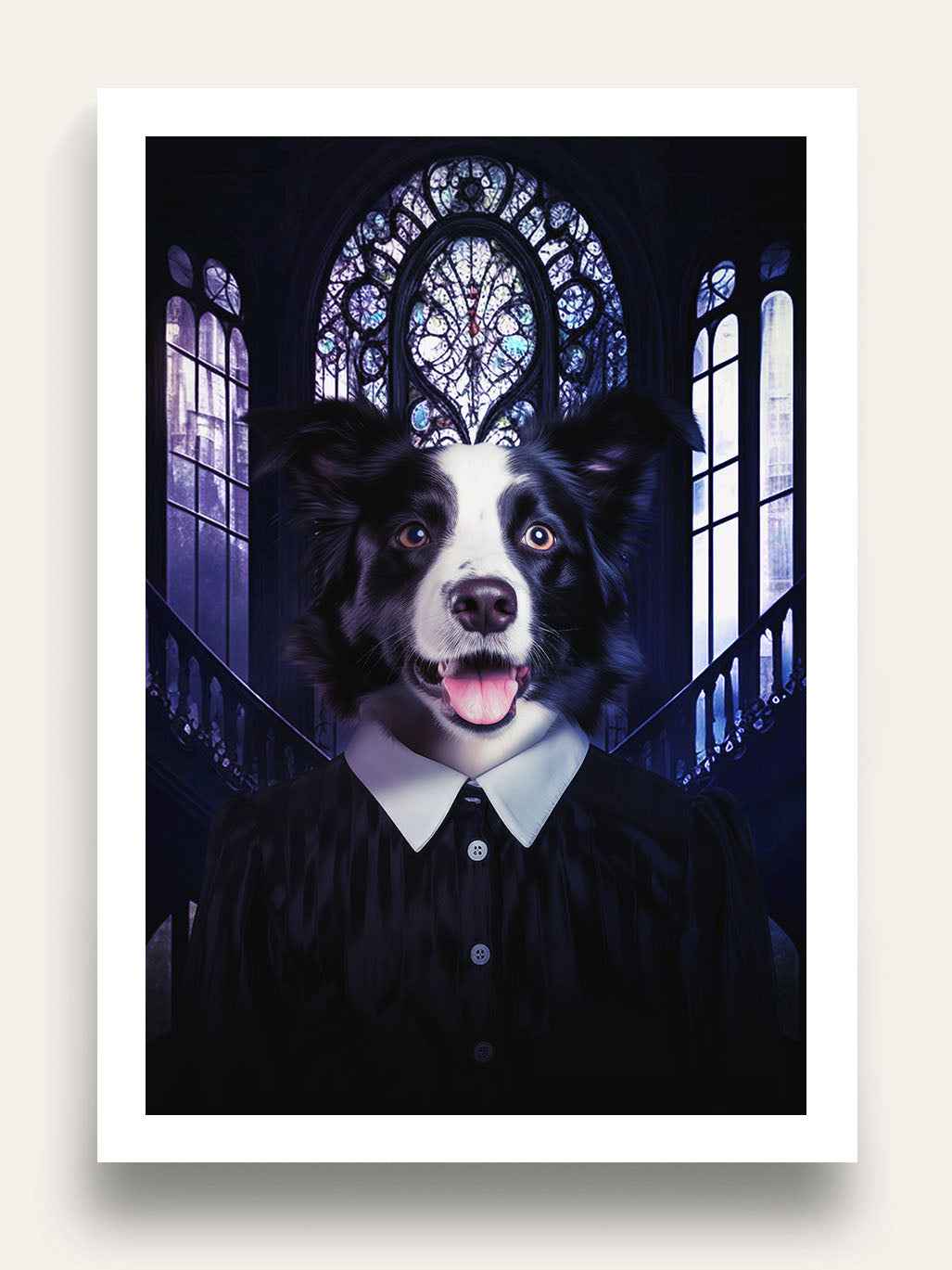 The Gothic Daughter - Custom Pet Portrait