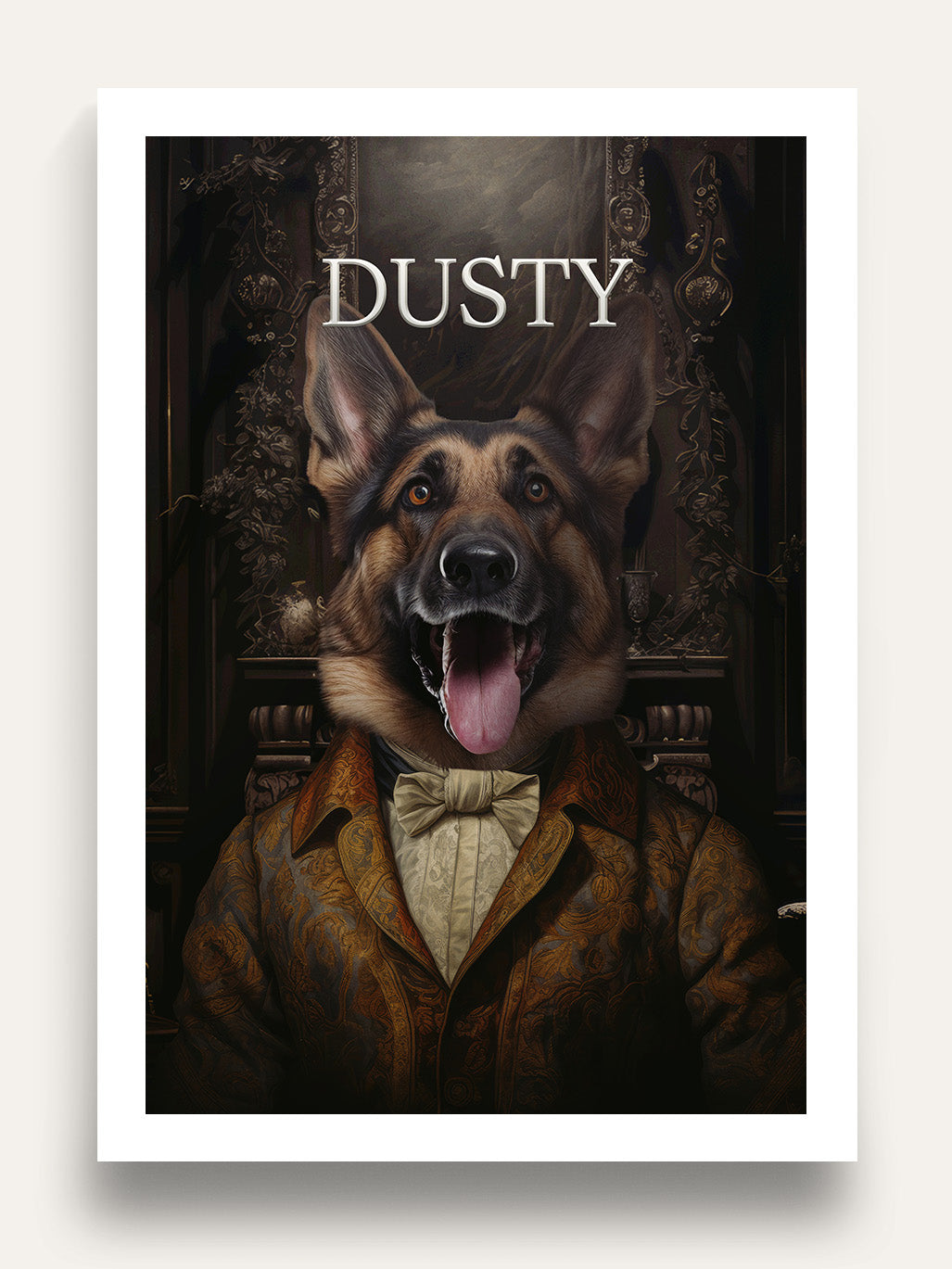 The Handsome One - Custom Pet Portrait