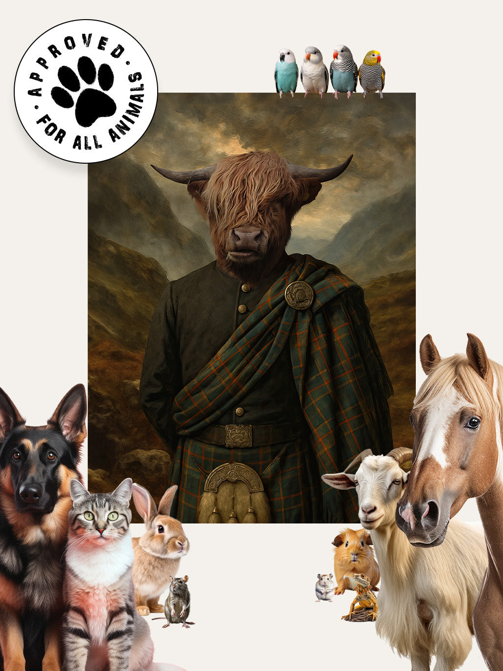 The Highlander - Custom Pet Cushion