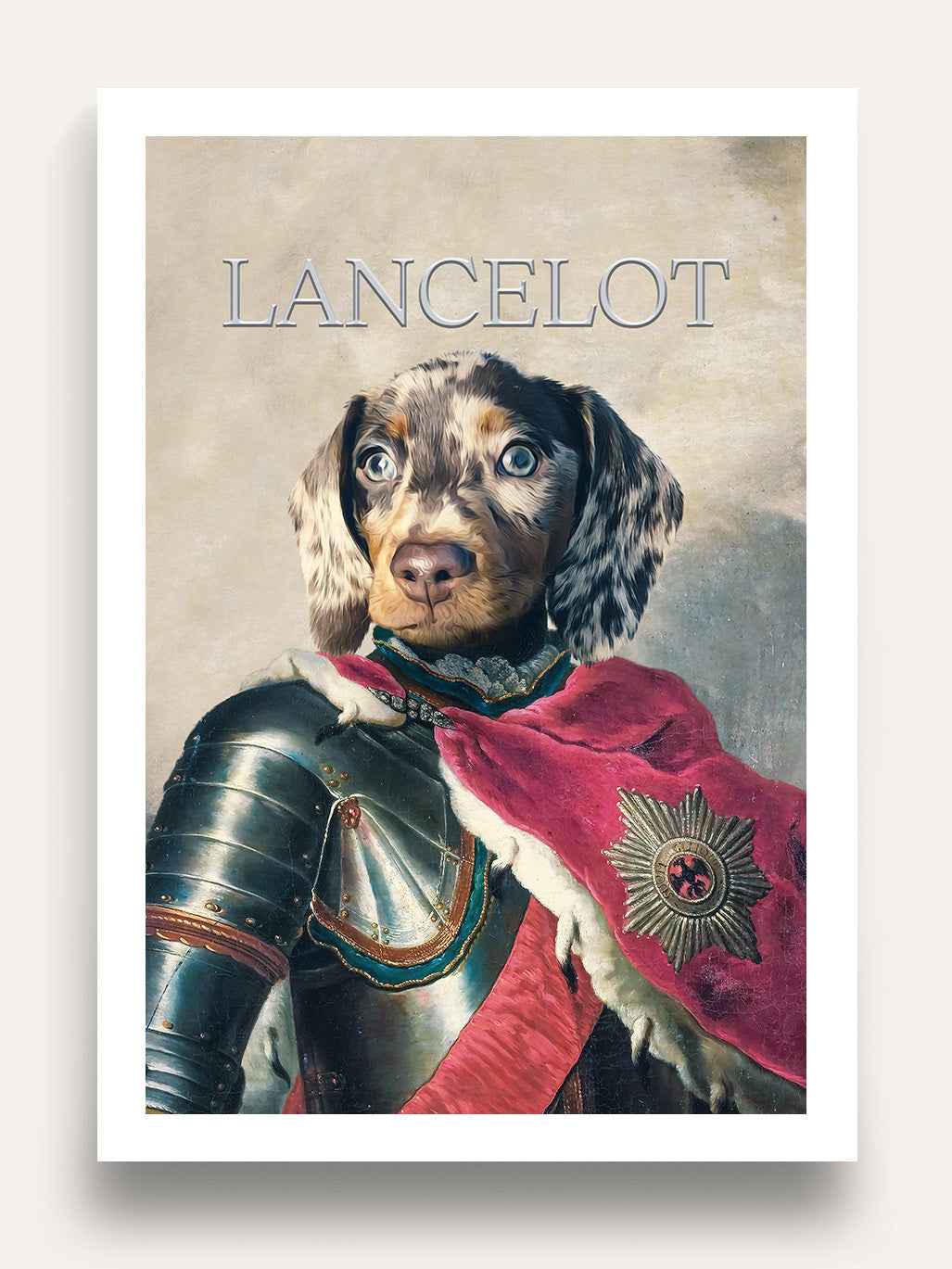 The Knight - Custom Vintage Pet Portrait