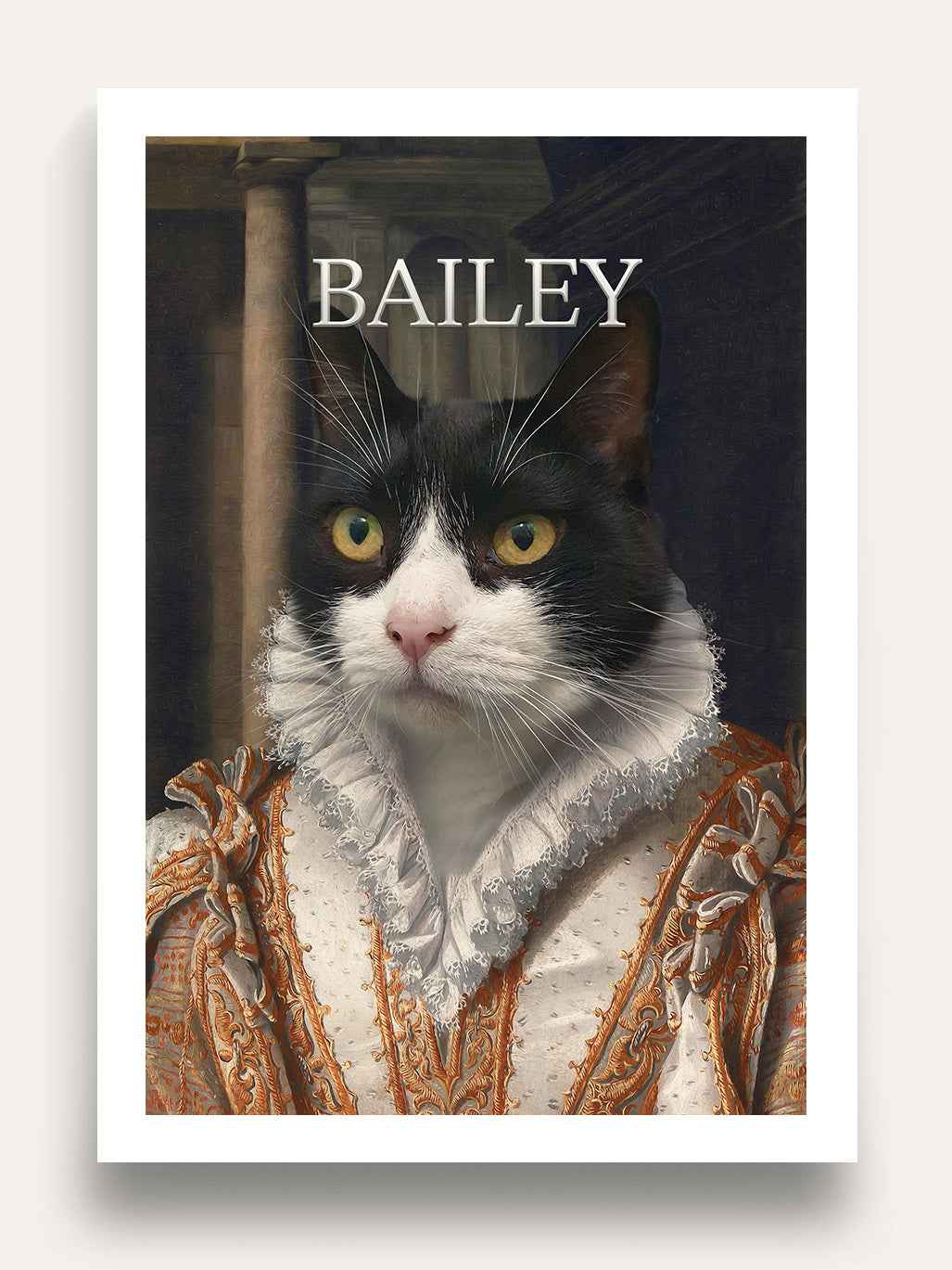 The Princess - Custom Vintage Pet Portrait