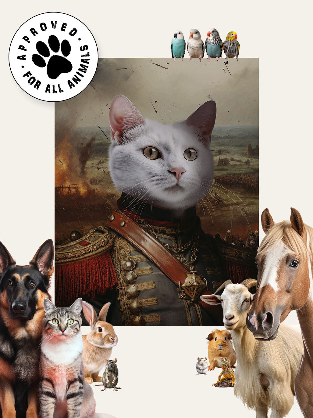 The Sergeant - Custom Pet Cushion