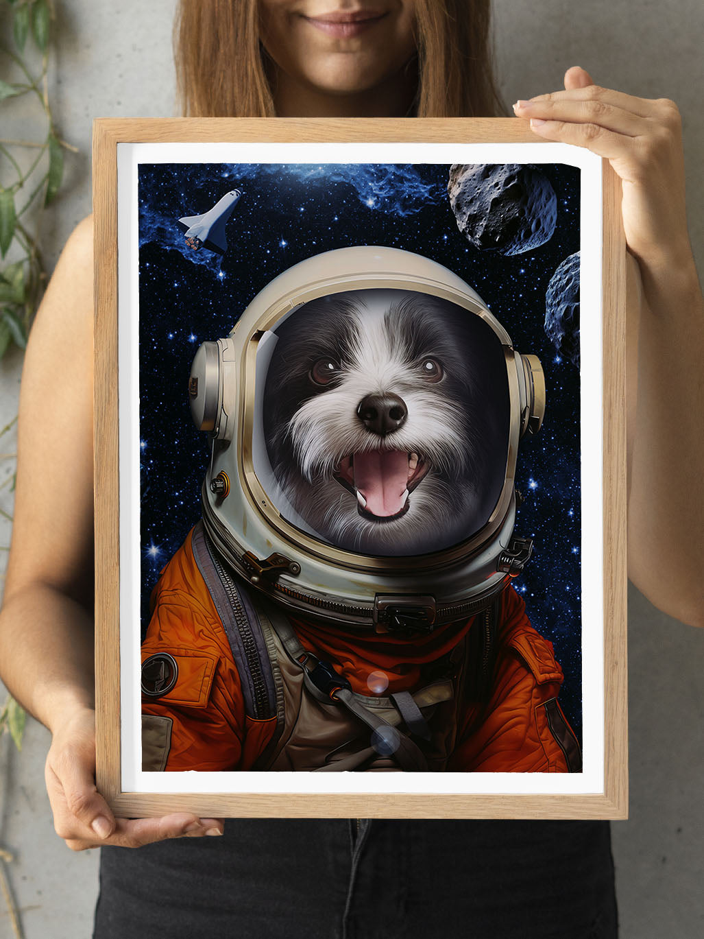 The Spaceman - Custom Pet Portrait