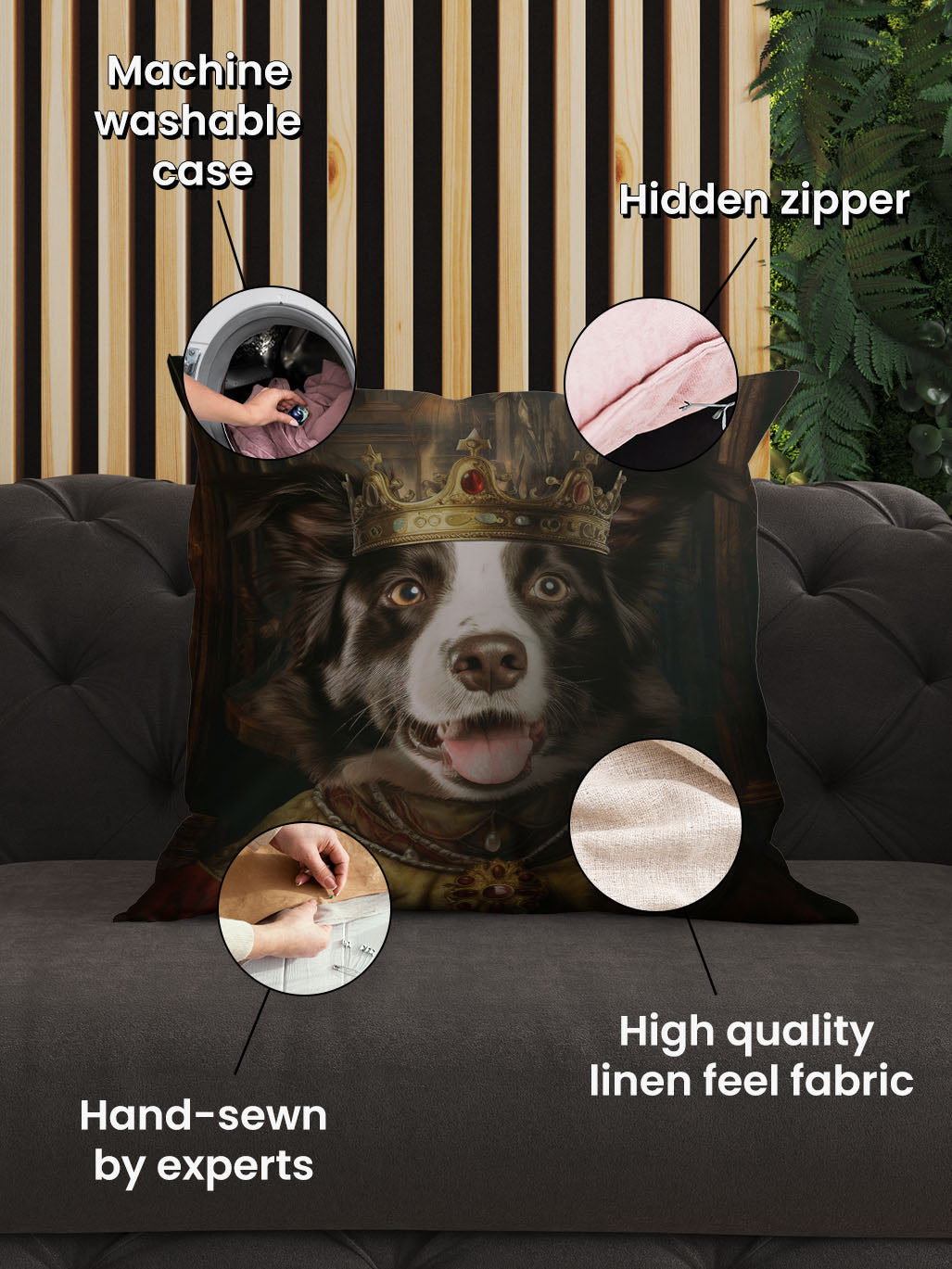 The Spoiled Prince - Custom Pet Cushion