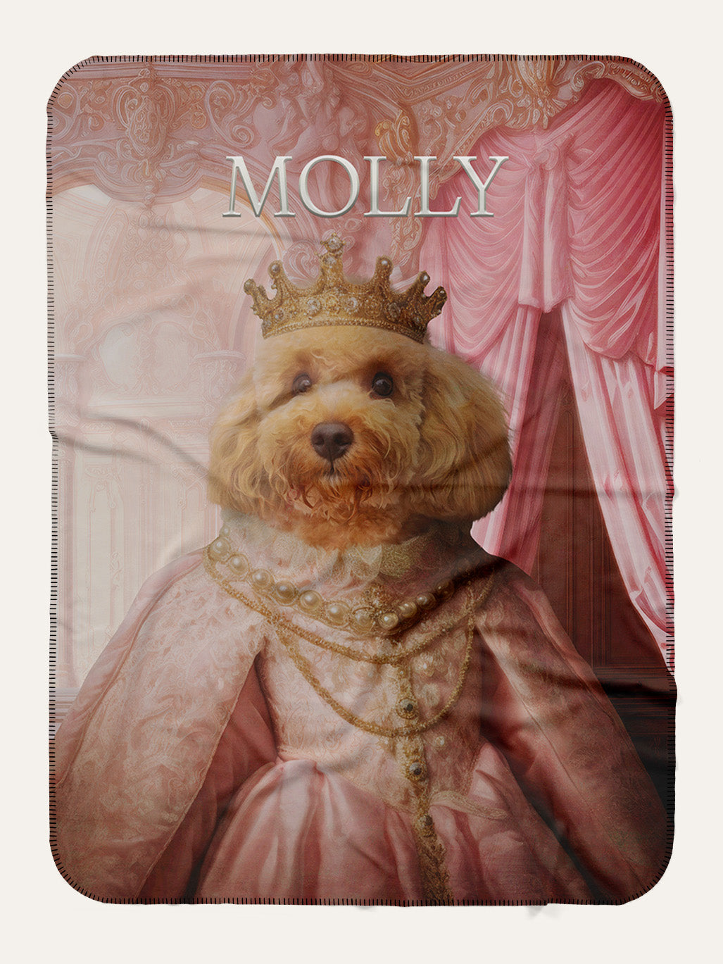 The Spoiled Princess - Custom Pet Blanket