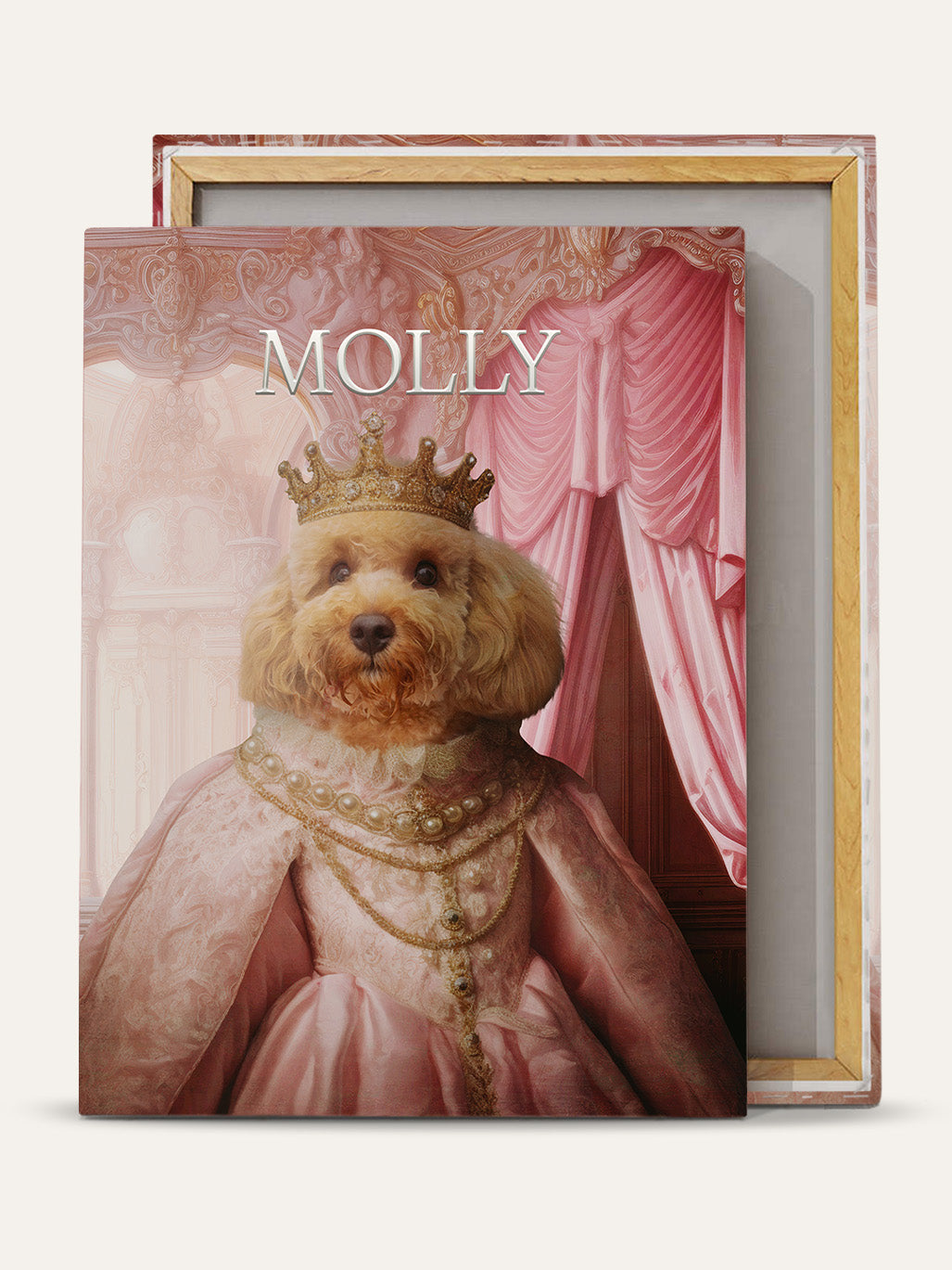 The Spoiled Princess – Custom Pet Canvas