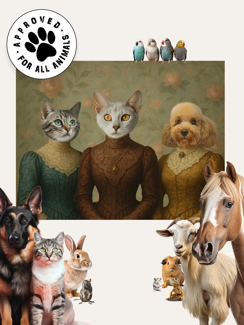 The Victorian Sisters - Custom Pet Blanket