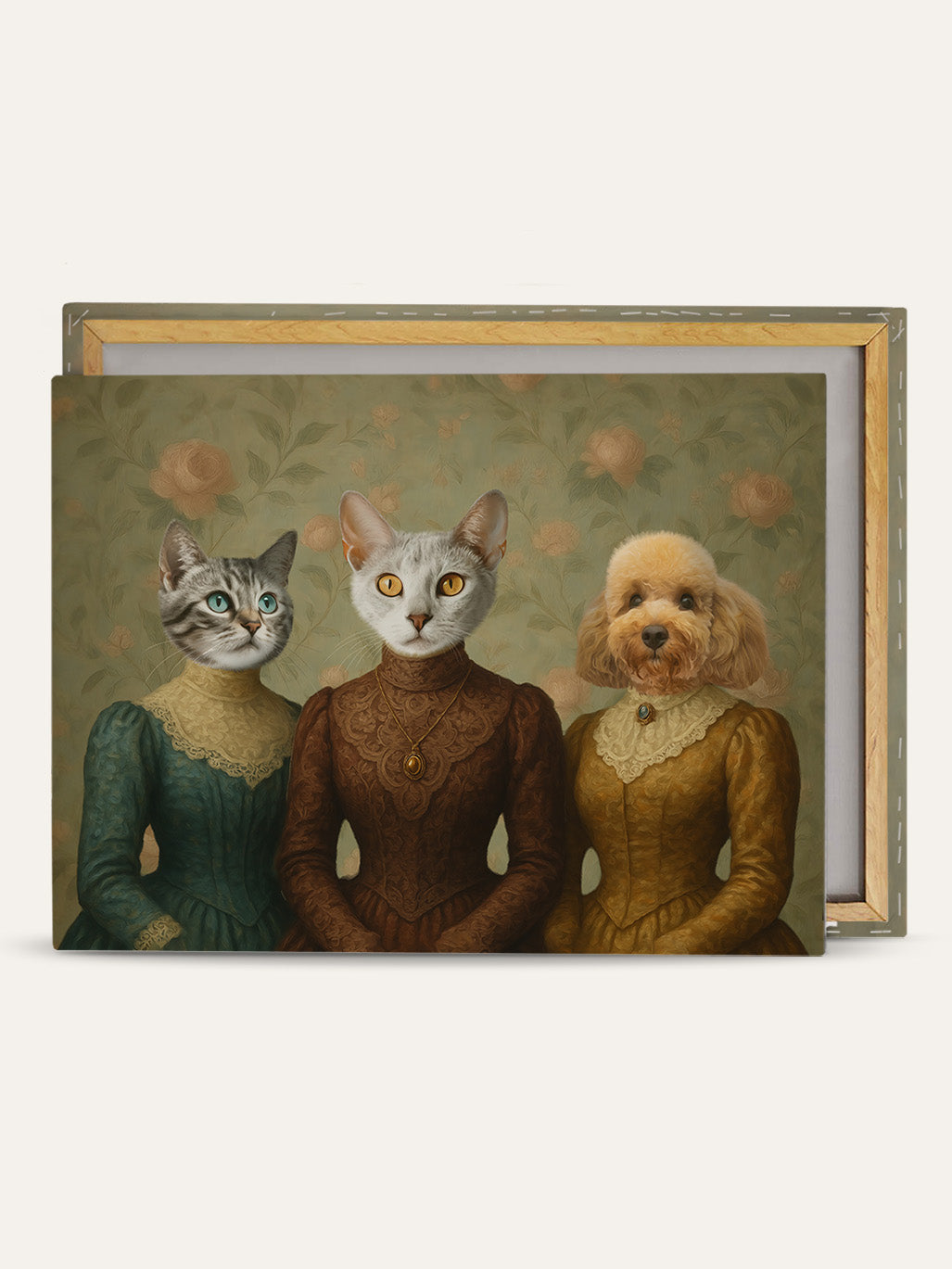 The Victorian Sisters - Custom Pet Canvas